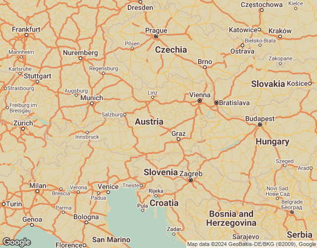Map of Austria