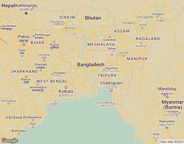 Map of Bangladesh
