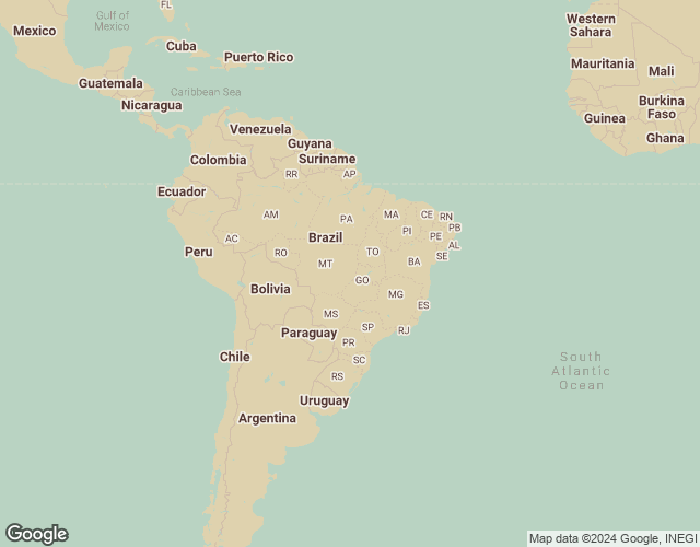 Map of Brazil