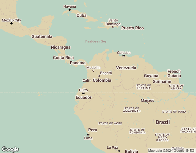 Map of Colombia