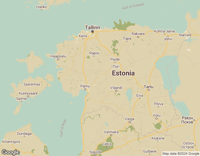 Map of Estonia