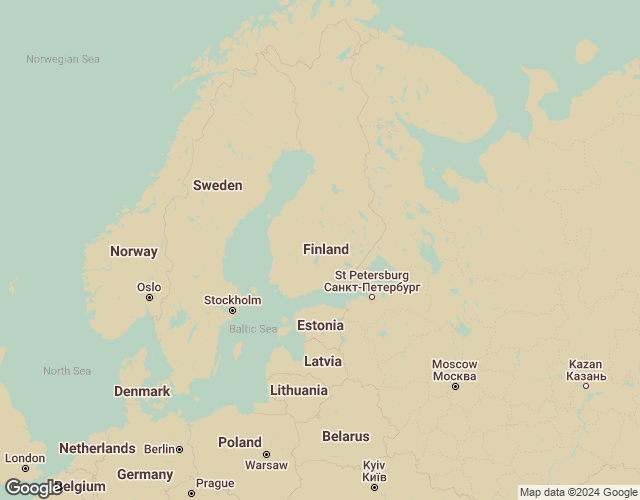 Map of Finland