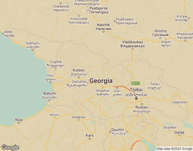 Map of Georgia