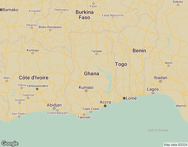 Map of Ghana