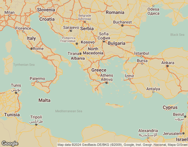 Map of Greece