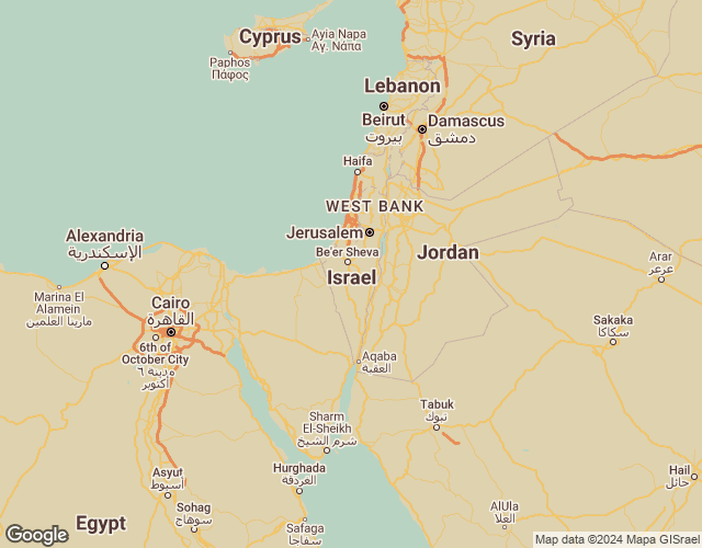 Map of Israel