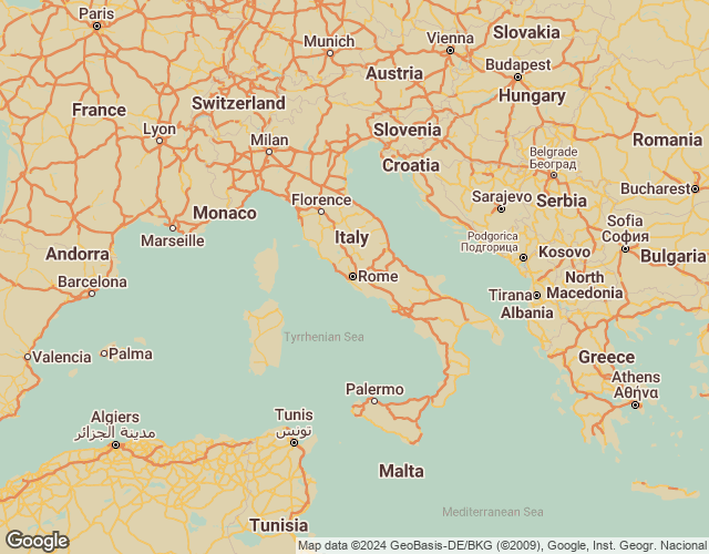 Map of Italy