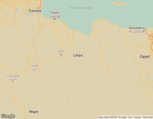 Map of Libya
