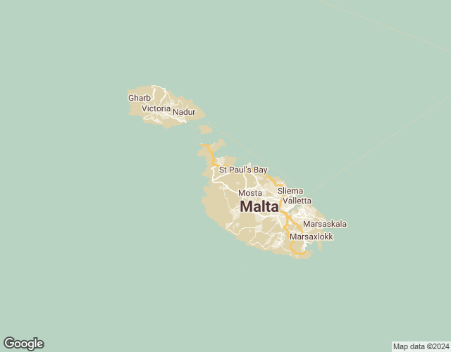Map of Malta