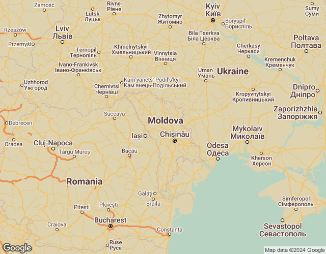 Map of Moldova