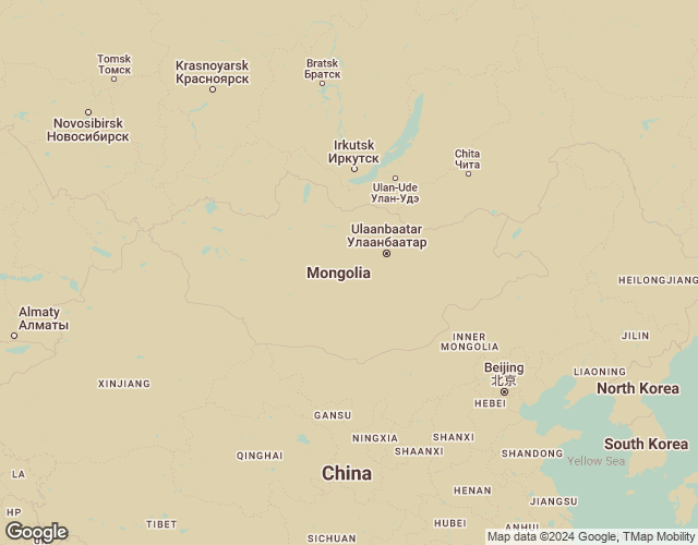 Map of Mongolia