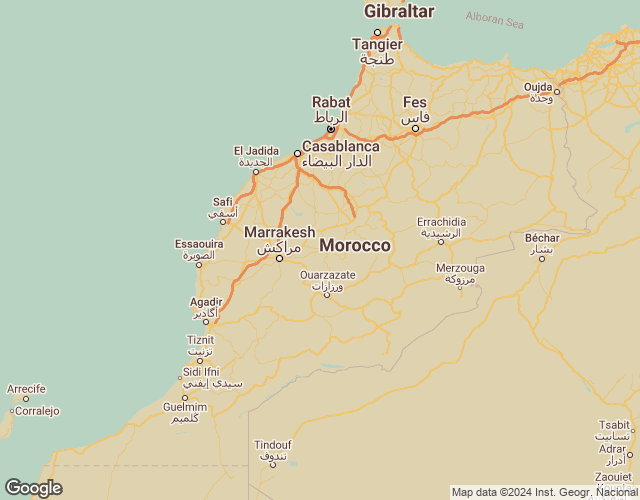 Map of Morocco