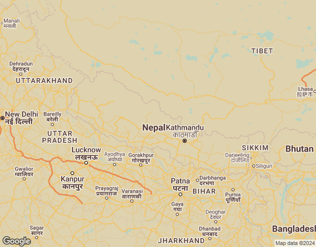 Map of Nepal