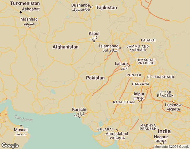 Map of Pakistan