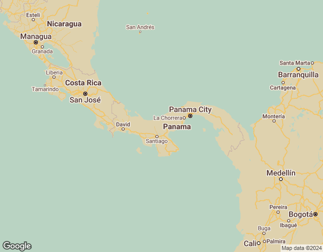 Map of Panama