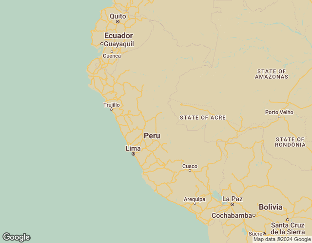 Map of Peru