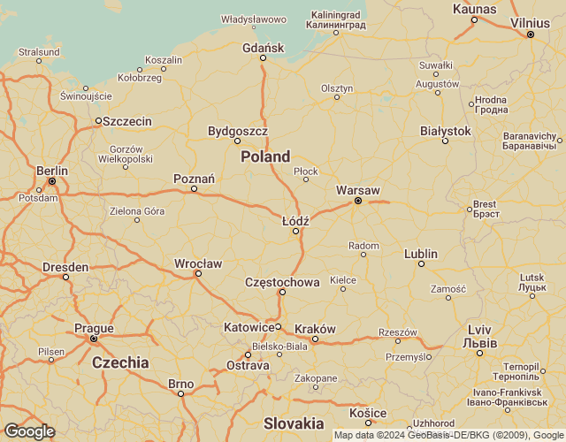 Map of Poland