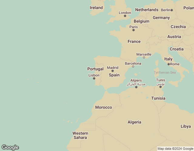 Map of Portugal