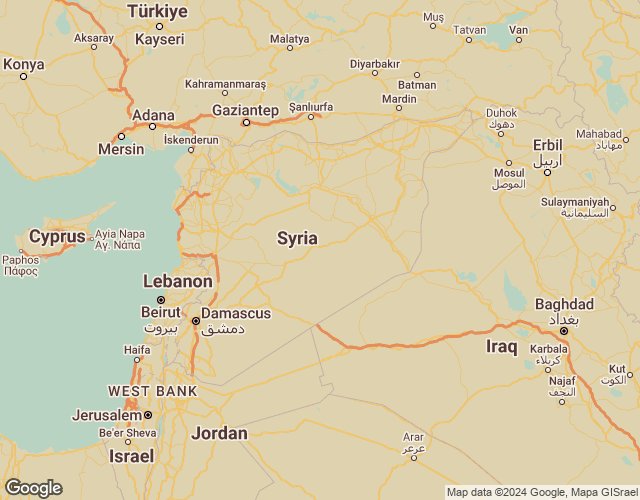 Map of Syria