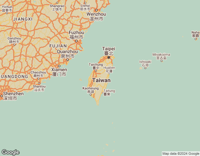 Map of Taiwan