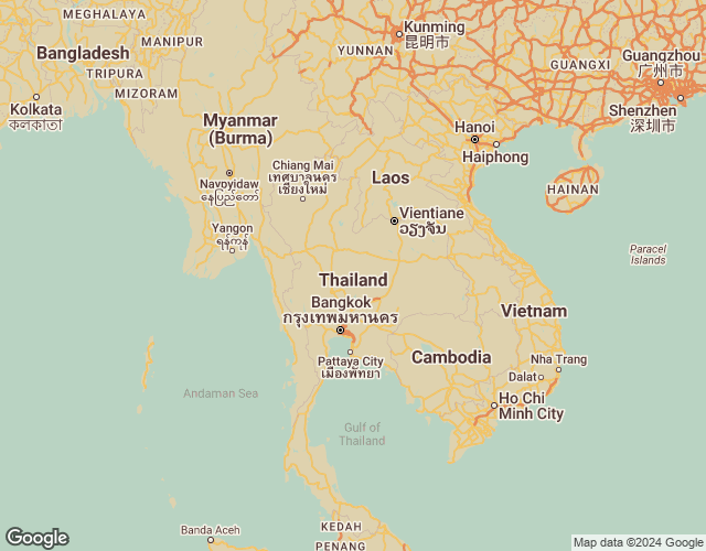 Map of Thailand