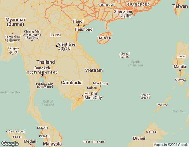 Map of Vietnam